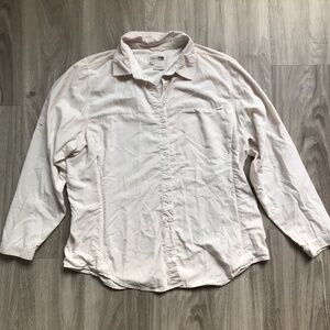 REI Shirt Button Down Long Sleeve Collared Womens XL